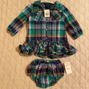 Ralph Lauren Baby Girl Dress 12m 👗